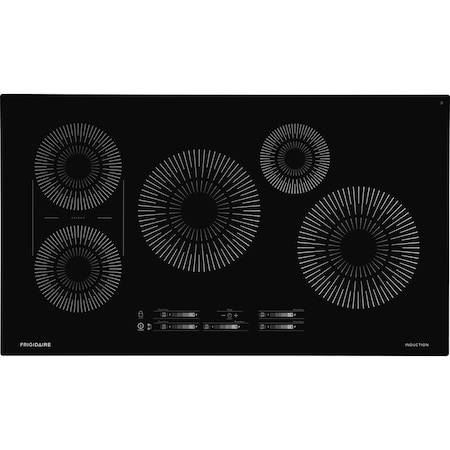 Frigidaire Frigidaire 36-in. Black Induction Cooktop with Electronic Clock/Timer and TempLock Feature FCCI3627AB